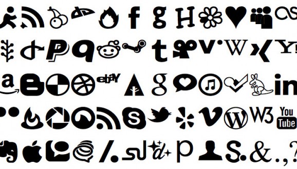 JustVector Social Icons Font